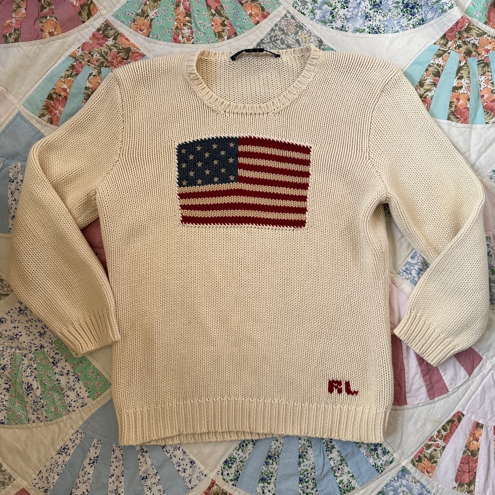 Ralph Lauren Sport Flag Sweater